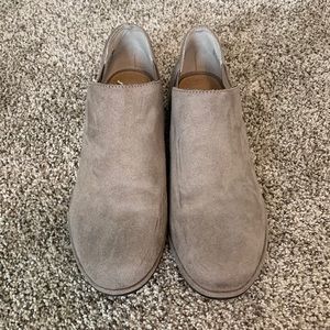 Tan Suede booties